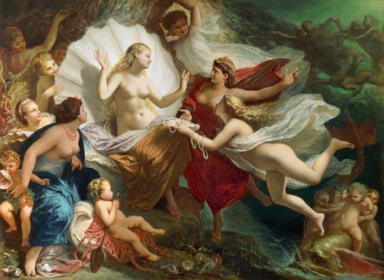 Henri-Pierre Picou Birth of Venus Norge oil painting art